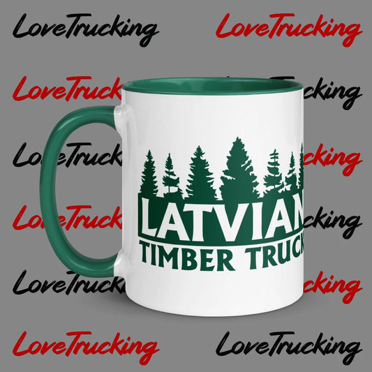 "Latvian Timber Truck" Mug